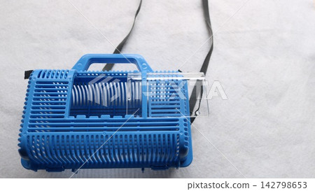 Blue insect cage Blue insect cage 142798653