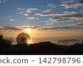 Antenna and sunset 142798796