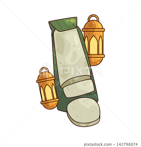 Illustration of Rice Cake Illustration of Rice Cake 142798874