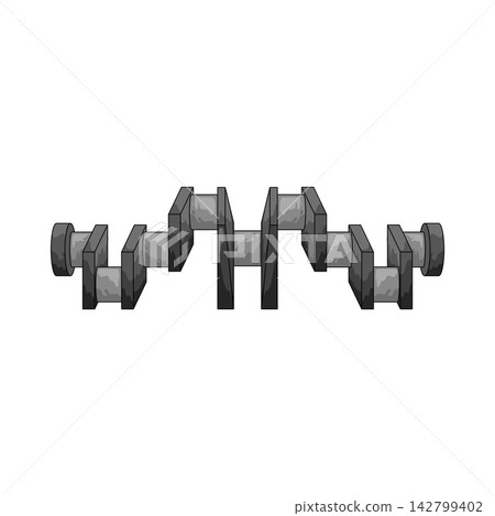 Illustration of Crankshaft Illustration of Crankshaft 142799402