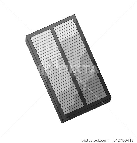 Illustration of Air Filter Illustration of Air Filter 142799415