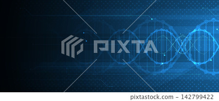 Abstract DNA strands, connected neural web, technology and science background Abstract DNA strands, connected neural web, technology and science background 142799422