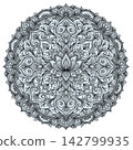 vector mandala for coloring book 142799935