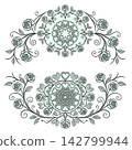 vector mandala for coloring book 142799944