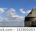 Historic Castle Building Beneath Dramatic Cloudy Sky 142800263