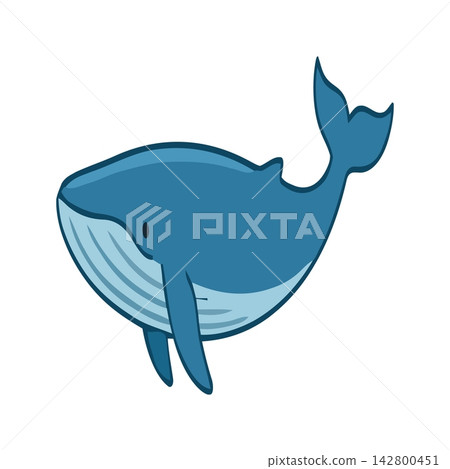 Adorable vector cartoon drawing of a playful blue dolphin, perfect for marine life themes and designs. Adorable vector cartoon drawing of a playful blue dolphin, perfect for marine life themes and designs. 142800451