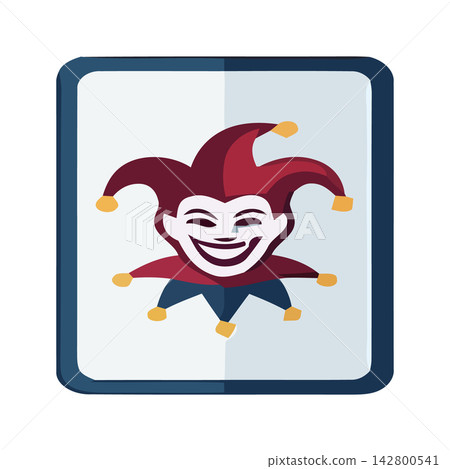 Simple, modern mascot logo icon featuring smiling character perfect for playful corporate branding or merchandise. Simple, modern mascot logo icon featuring smiling character perfect for playful corporate branding or merchandise. 142800541
