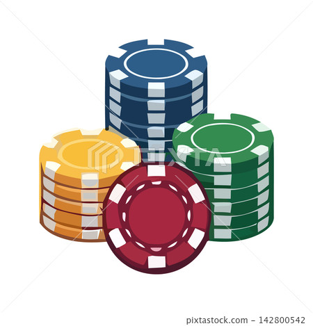 Clean vector illustration showing stacks of various colored pills and medical capsules. Clean vector illustration showing stacks of various colored pills and medical capsules. 142800542