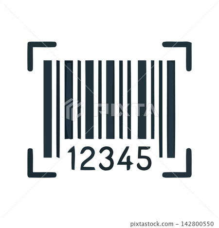 A universal barcode graphic vector ideal for retail labeling, inventory management, or visualizing structured digital data. A universal barcode graphic vector ideal for retail labeling, inventory management, or visualizing structured digital data. 142800550