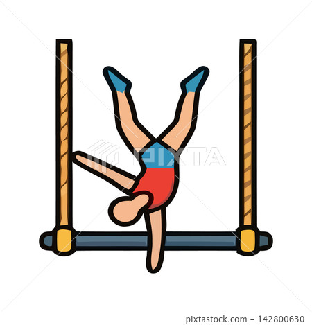 Simple vector illustration showing fitness activity, jumping and workout routine. Simple vector illustration showing fitness activity, jumping and workout routine. 142800630