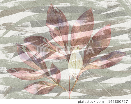 Autumn Plaid Watercolor Background With Hand Painted Lines Autumn Plaid Watercolor Background With Hand Painted Lines 142800727