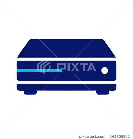 Clean, minimalist flat design of a blue rectangle icon on white background. Perfect for modern websites. Clean, minimalist flat design of a blue rectangle icon on white background. Perfect for modern websites. 142800932