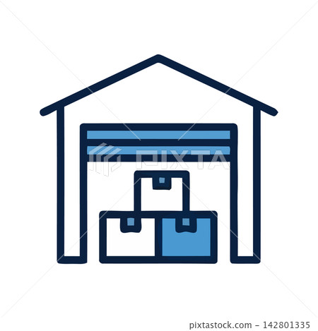 Clean line art illustration of a generic storefront or shop entrance, perfect for commercial UI/UX design assets. Clean line art illustration of a generic storefront or shop entrance, perfect for commercial UI/UX design assets. 142801335