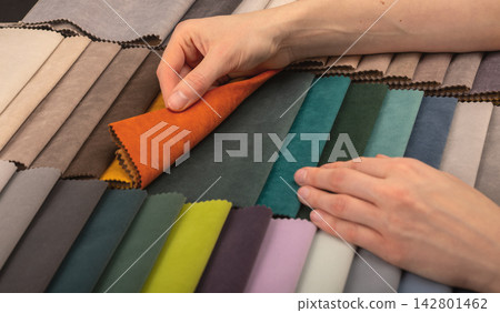 color sample book fabric color sample book fabric 142801462
