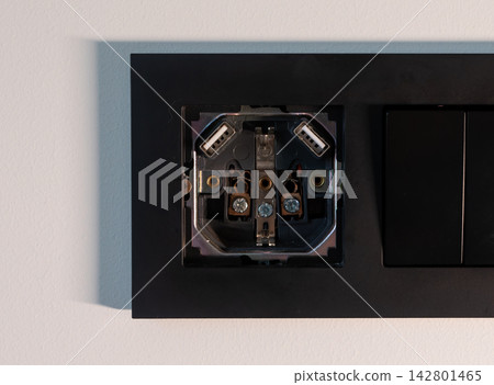 electrical outlet USB electrical outlet USB 142801465