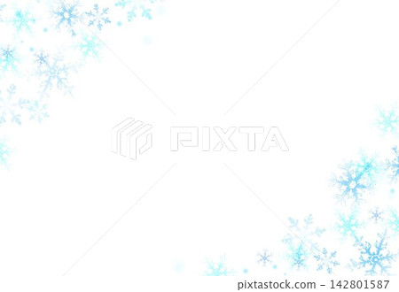 Watercolor snowflakes Watercolor snowflakes 142801587