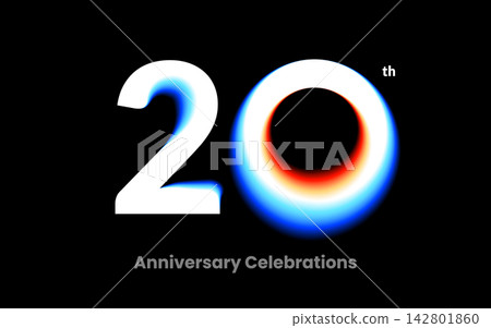 Anniversary logo or emblem design for event. Anniversary logo or emblem design for event. 142801860