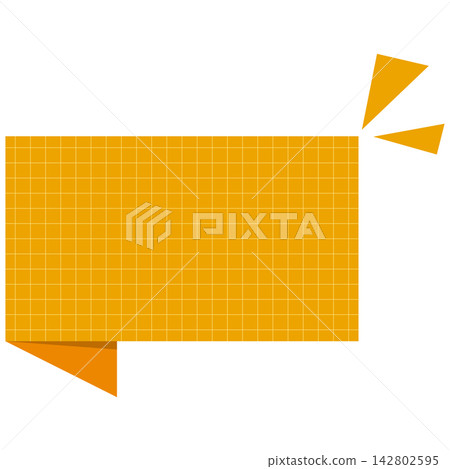 Flat style icon illustration of yellow grid ribbon banner badge isolated on transparent background. Graphic design element clip art for discount label text space assets. Flat style icon illustration of yellow grid ribbon banner badge isolated on transparent background. Graphic design element clip art for discount label text space assets. 142802595