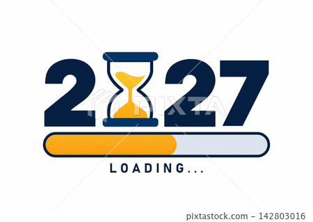 Hourglass icon and Orange Progress bar Pro Hourglass icon and Orange Progress bar Pro 142803016