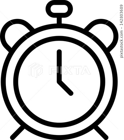 Alarm clock Modern and Creative Icon 142803689