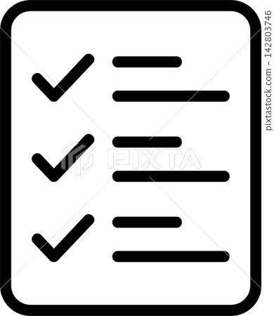 Checklist Modern and Creative Icon Checklist Modern and Creative Icon 142803746