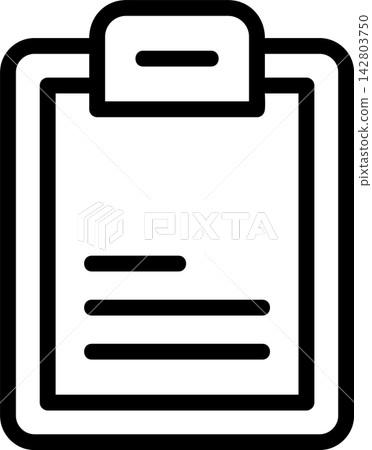 Clipboard Modern and Creative Icon Clipboard Modern and Creative Icon 142803750