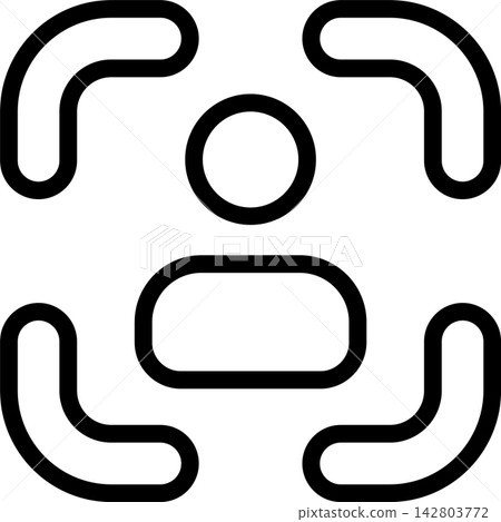 Focus Modern and Creative Icon 142803772