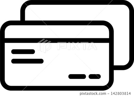 Credit Card Modern and Creative Icon 142803814