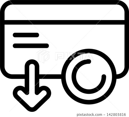 Money with Drawal Modern and Creative Icon Money with Drawal Modern and Creative Icon 142803816