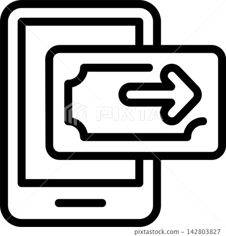 Money Transfer Modern and Creative Icon Money Transfer Modern and Creative Icon 142803827