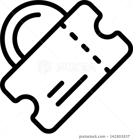 Ticket Payment Modern and Creative Icon Ticket Payment Modern and Creative Icon 142803837