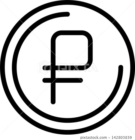 Ruble Modern and Creative Icon Ruble Modern and Creative Icon 142803839
