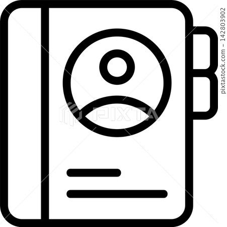 Contacts Modern and Creative Icon Contacts Modern and Creative Icon 142803902