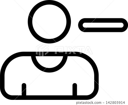 Remove Contact Modern and Creative Icon Remove Contact Modern and Creative Icon 142803914
