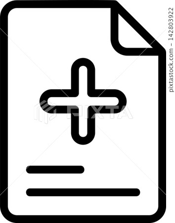Add Document Modern and Creative Icon 142803922