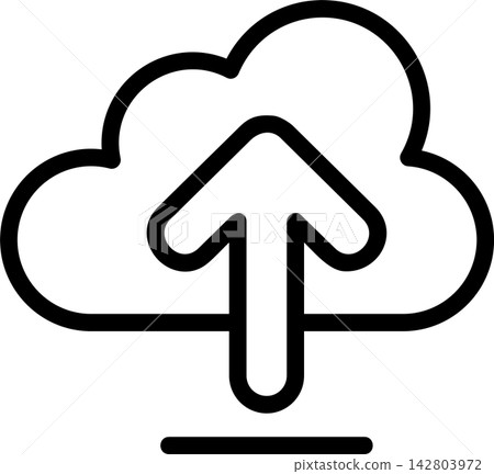 Upload Modern and Creative Icon Upload Modern and Creative Icon 142803972