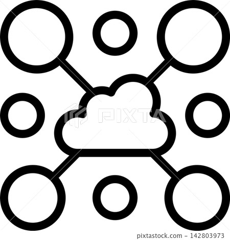 Cloud Computing Modern and Creative Icon 142803973