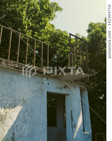 陽光明媚,綠意盎然,猿島要塞遺址上有一個充滿懷舊氣息的觀景台。 陽光明媚,綠意盎然,猿島要塞遺址上有一個充滿懷舊氣息的觀景台。 142804758