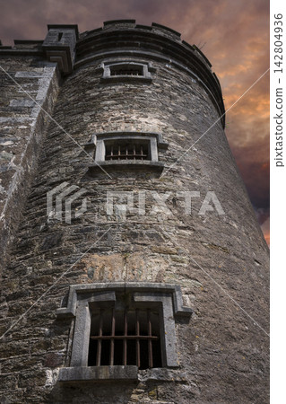 Historic Stone Prison Tower at Cork City Gaol Historic Stone Prison Tower at Cork City Gaol 142804936