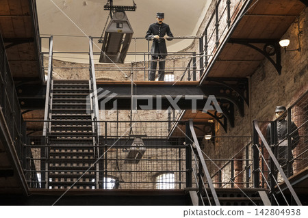 Historic Victorian Prison Interior at Cork City Gaol Historic Victorian Prison Interior at Cork City Gaol 142804938
