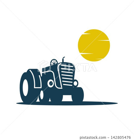 Tractor Logo Icon Design 142805476