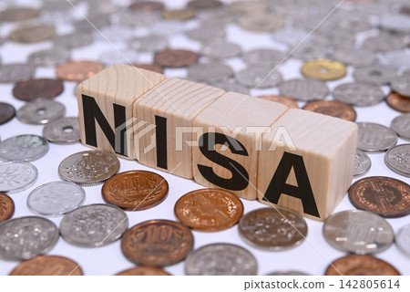 NISA and Japanese Yen Coins 142805614