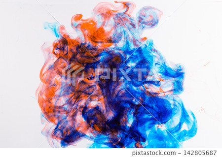 inks in water, color abstract explosion inks in water, color abstract explosion 142805687