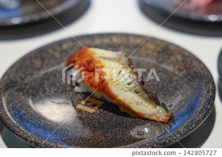 Japan April 29 2026 Seared fatty fish nigiri sushi closeup Japan April 29 2026 Seared fatty fish nigiri sushi closeup 142805727