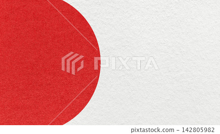 White paper texture background with scarlet red semicircle and copy space for banner, presentation, template White paper texture background with scarlet red semicircle and copy space for banner, presentation, template 142805982