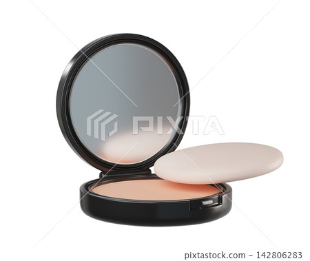 cosmetics, mirror, foundation 142806283