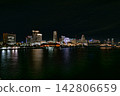 Night view of Minato Mirai seen from the large pier 142806659