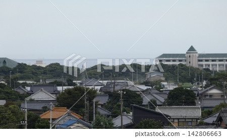 千葉縣一宮市全景（遠景#5） 142806663