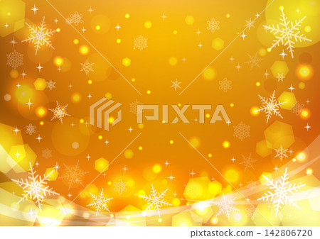 Christmas glitter background gold with snowflakes Christmas glitter background gold with snowflakes 142806720