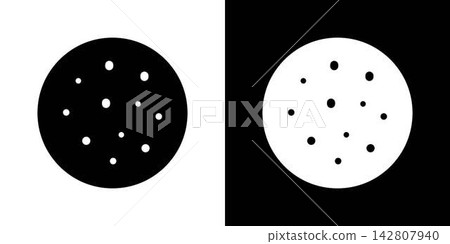 Cookie With Chocolate Chips Solid Icon Set. Snack, Dessert, And Sweet Treat Silhouette Symbol Collection. Bakery And Confectionery. Isolated Vector Illustration Cookie With Chocolate Chips Solid Icon Set. Snack, Dessert, And Sweet Treat Silhouette Symbol Collection. Bakery And Confectionery. Isolated Vector Illustration 142807940